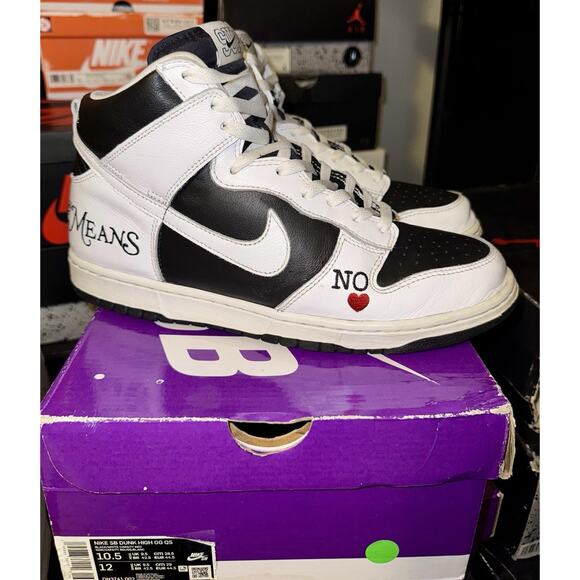 Nike Supreme x Dunk SB High By Any Means Stormtrooper Men’s 10.5 - Picture 1 of 8